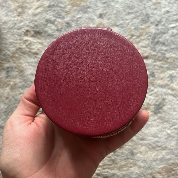 Tom Ford Maroon Leather Jewelry Holder - Picture 2 of 4